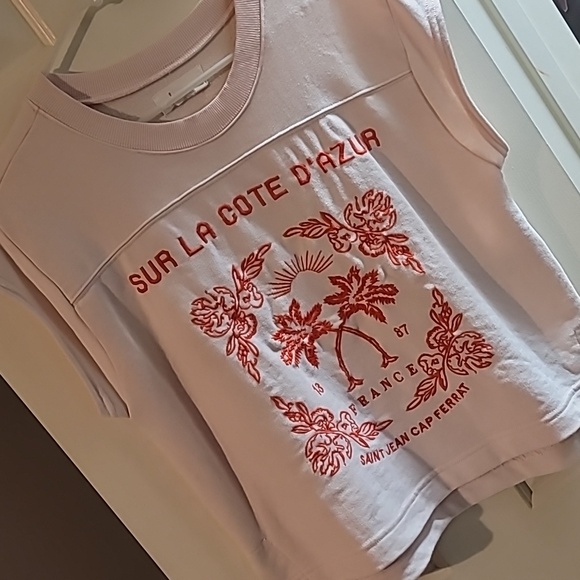 Anthropologie Embroidered Cote D'Azur Top - Picture 6 of 8